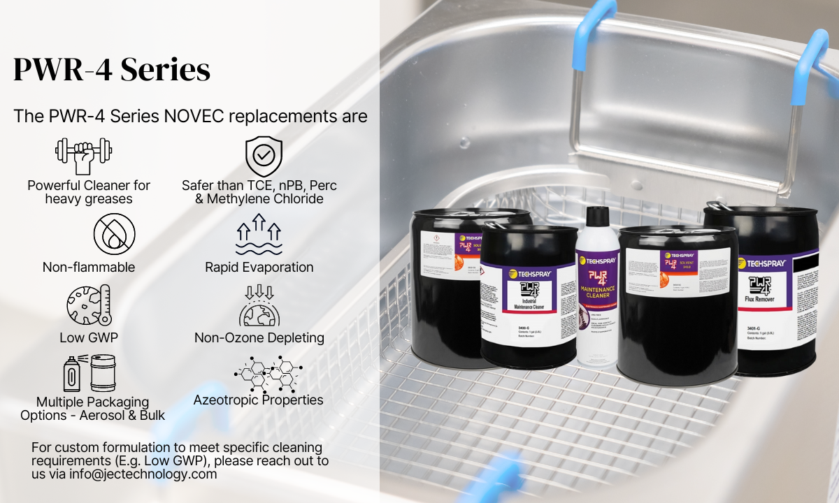 3M Novec Solvent Replacement | PWR - 4 Series